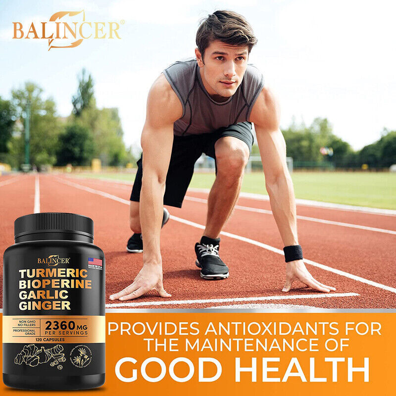 Turmeric, Biotin, Garlic, Ginger – Supports Joint combined with Heart Health – N