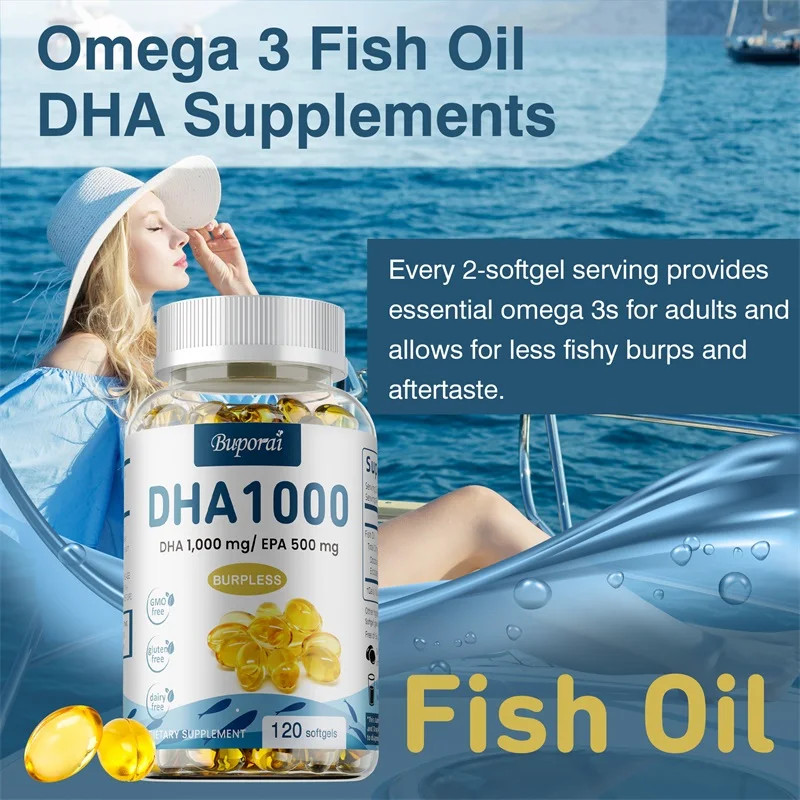 DHA 240pcs – Relieve Brain and Joint Fatigue, Support Bone and Heart Health
