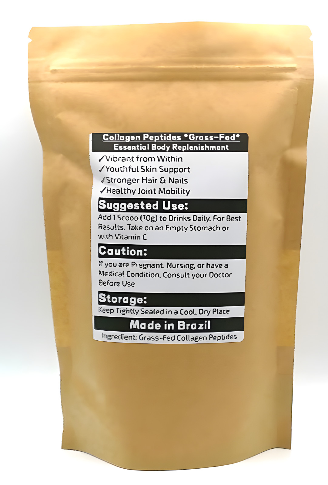 Pasture Glow Collagen 8 oz – Grass-Fed Peptides for Skin, Hair & Joints
