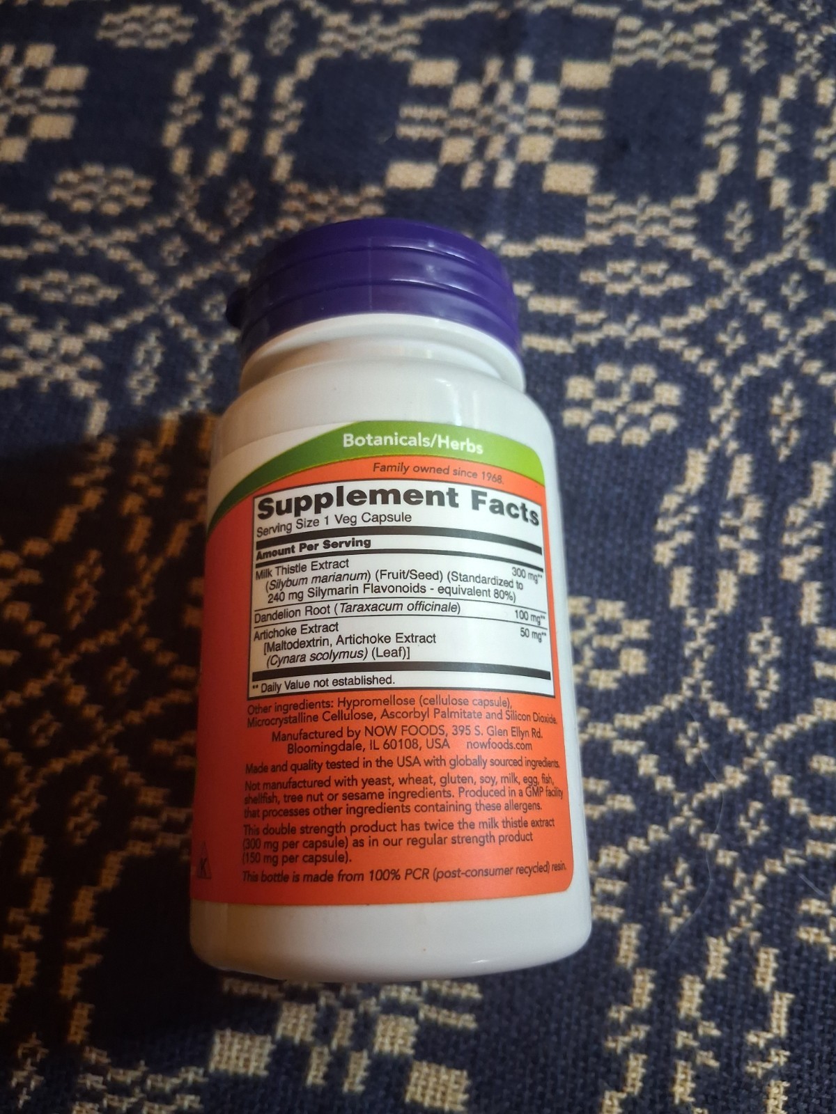NOW Milk Thistle Extract (300 mg Veg Caps)
