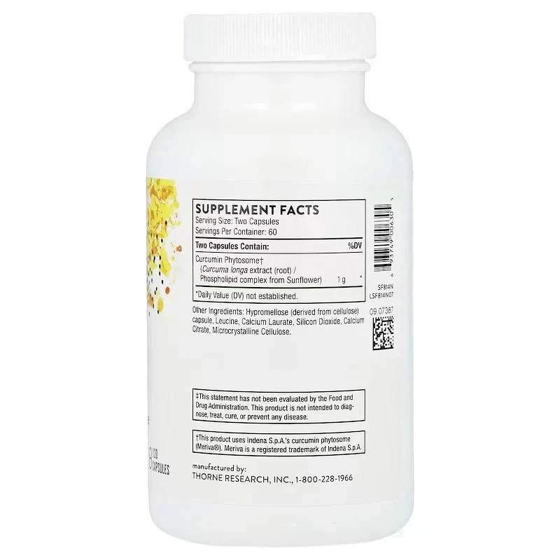 Thorne Research Meriva-SF Soy Sustained-released Curcumin Phytosome – 120 Count