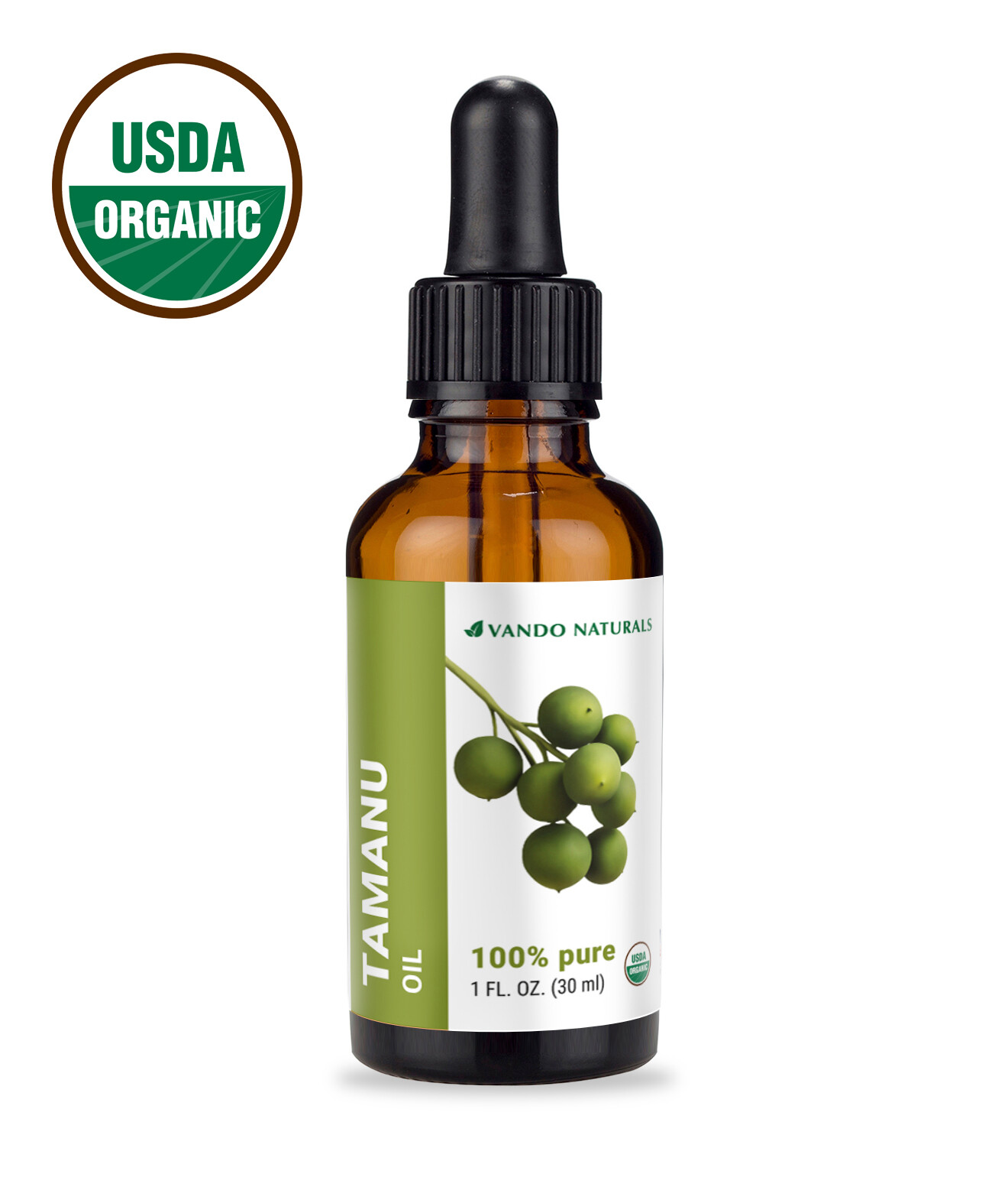 Vando Naturals VIRGIN VANUATU TAMANU OIL. 1 fl.oz