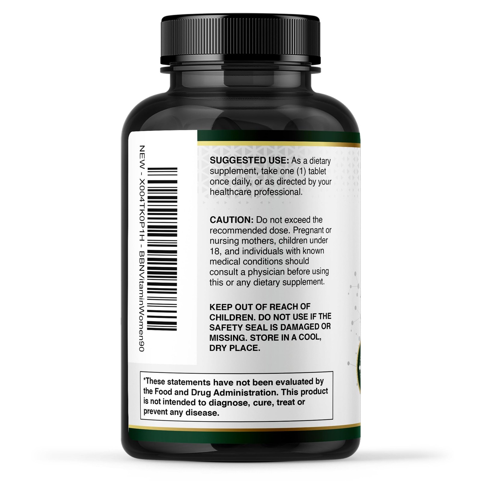Built by Nature Multivitamin for Women – Daily Womens 90 Count (Pack of 1)