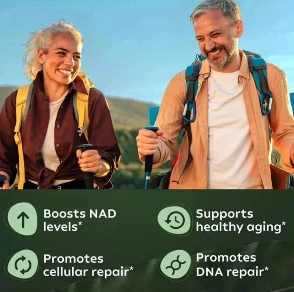 NEW Reus Research NAD+ Nicotinamide Riboside Resveratrol Anti-Aging Supplement