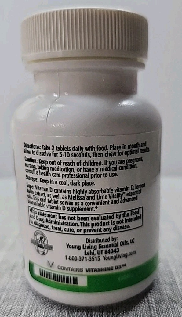 Young Living Super Vitamin D 120 Tablets