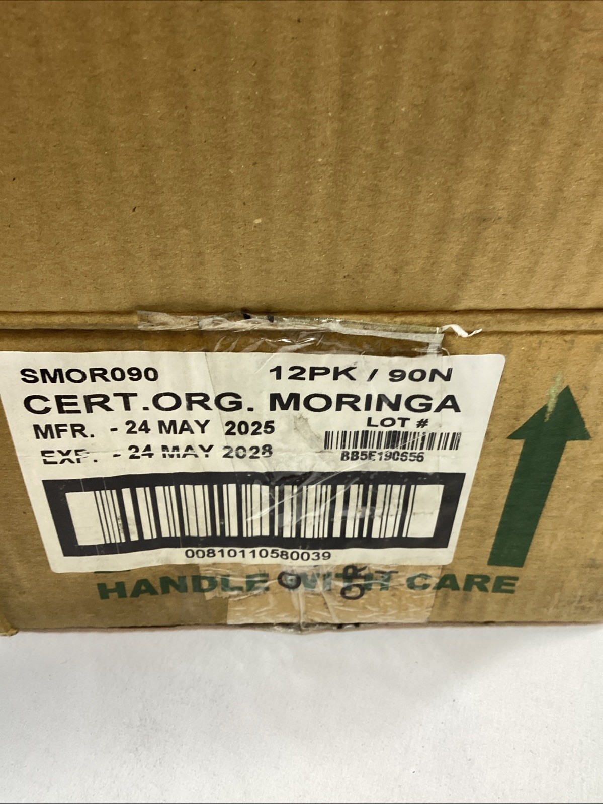 2x Organic India Moringa 90 Veggie Caps Gluten-Free Exp May2028