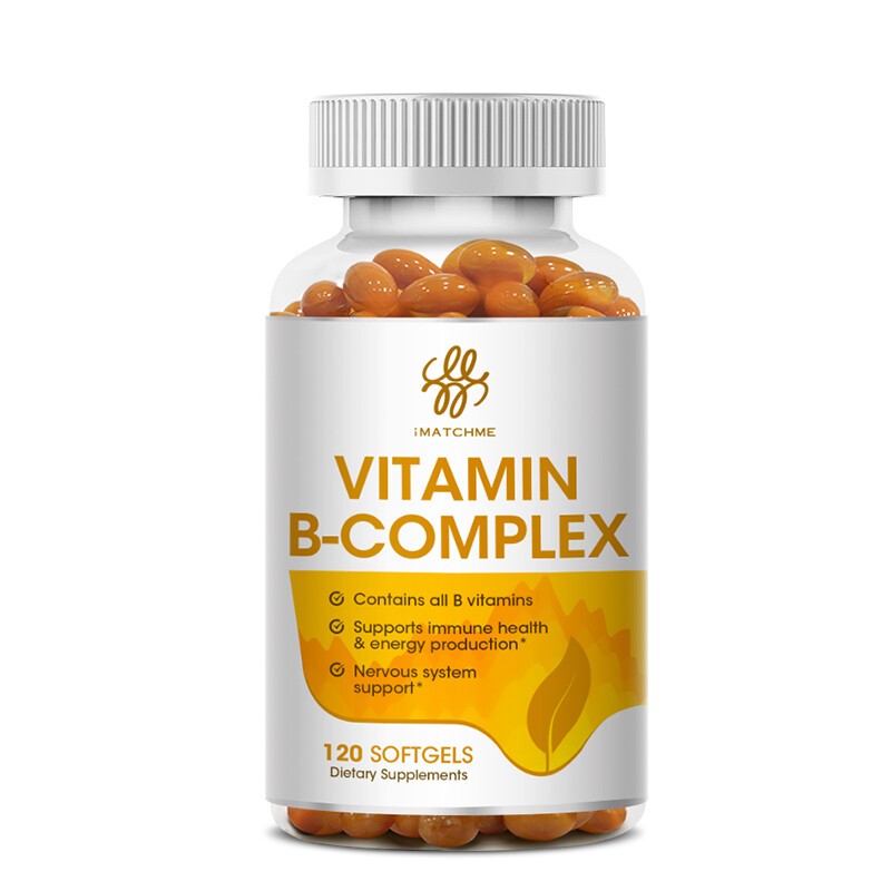 120~600x Vitamin B Complex Capsules B2,B6,B12, Immune Support Capsules 500mg
