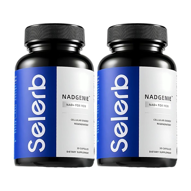 2 BOTTLES-Selerb NAD+ Supplement for Men Liposomal-NAD+,CoQ10, L-Carnitine