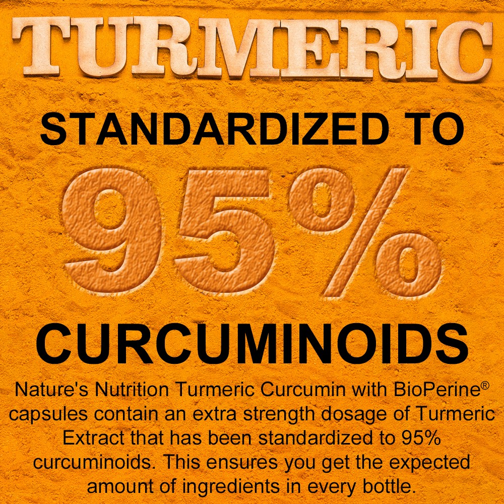 Turmeric Curcumin 2600mg w/ BioPerine Black Pepper Triple Strength Capsules
