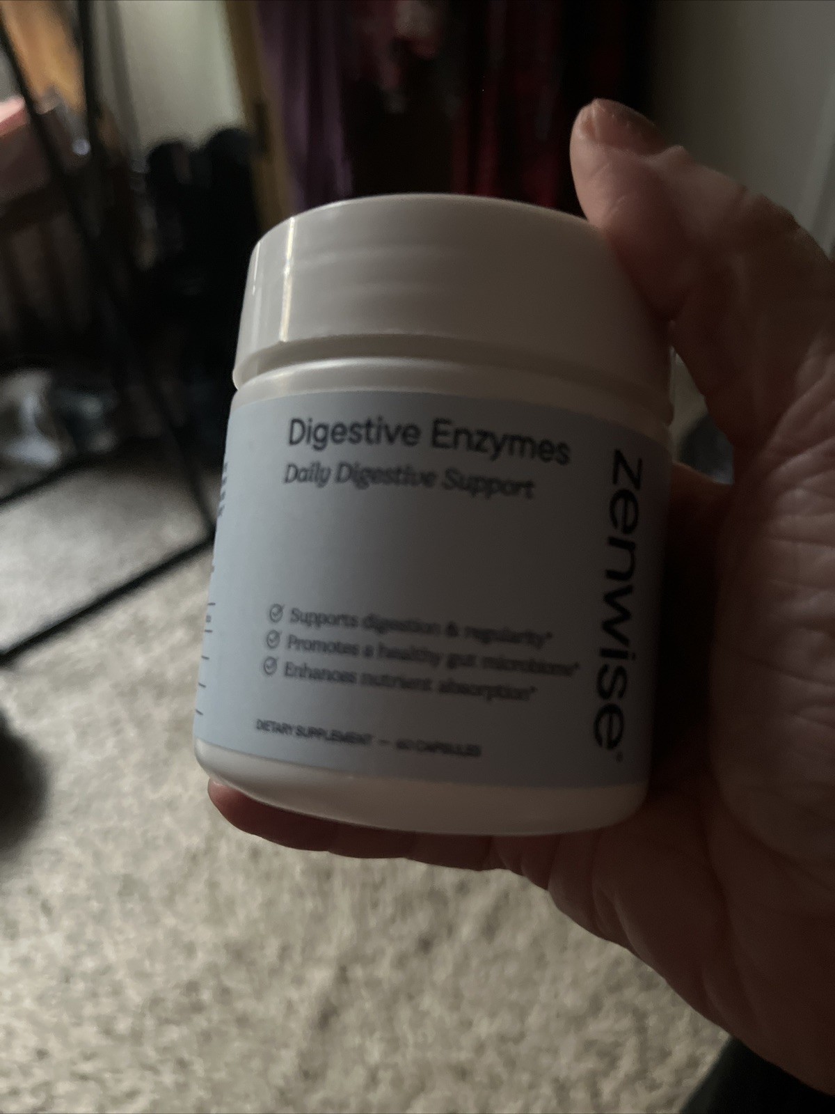 Zenwise Digestive Enzymes 60 Capsules Daily Support Bloating Gut Health New