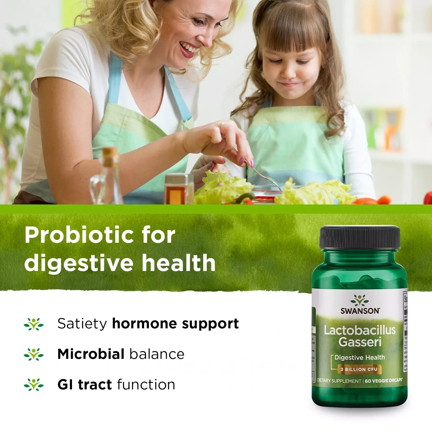 Swanson Lactobacillus Gasseri Probiotic 3 Billion CFU 60 Ct – READ DESCRIPTION!!