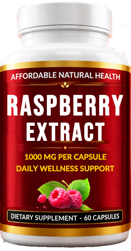 Organic Raspberry Extract daily nutrition vitamins antioxidant bone/skin health