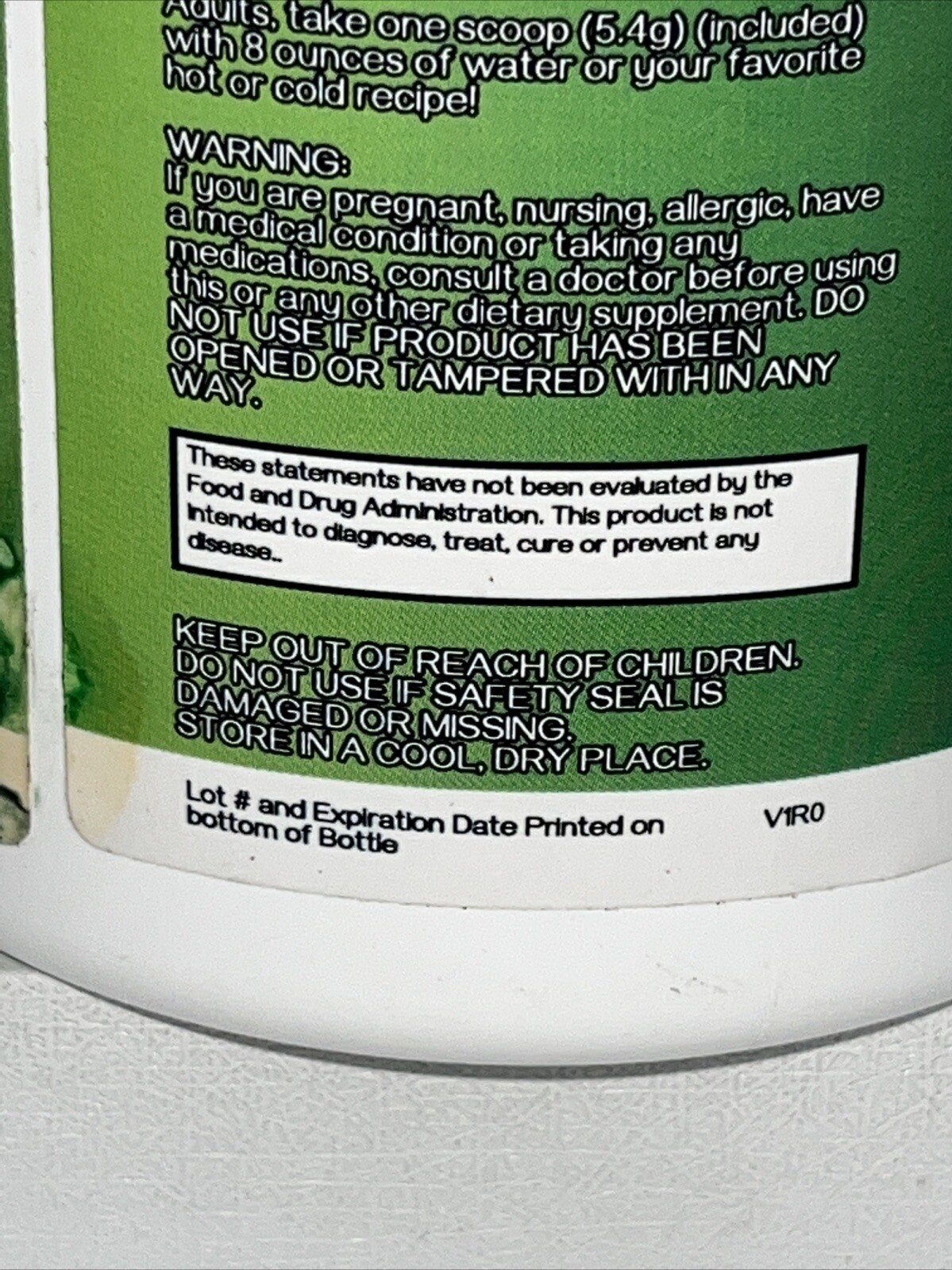 Essential Greens Juice Powder Sealed 28 Servings