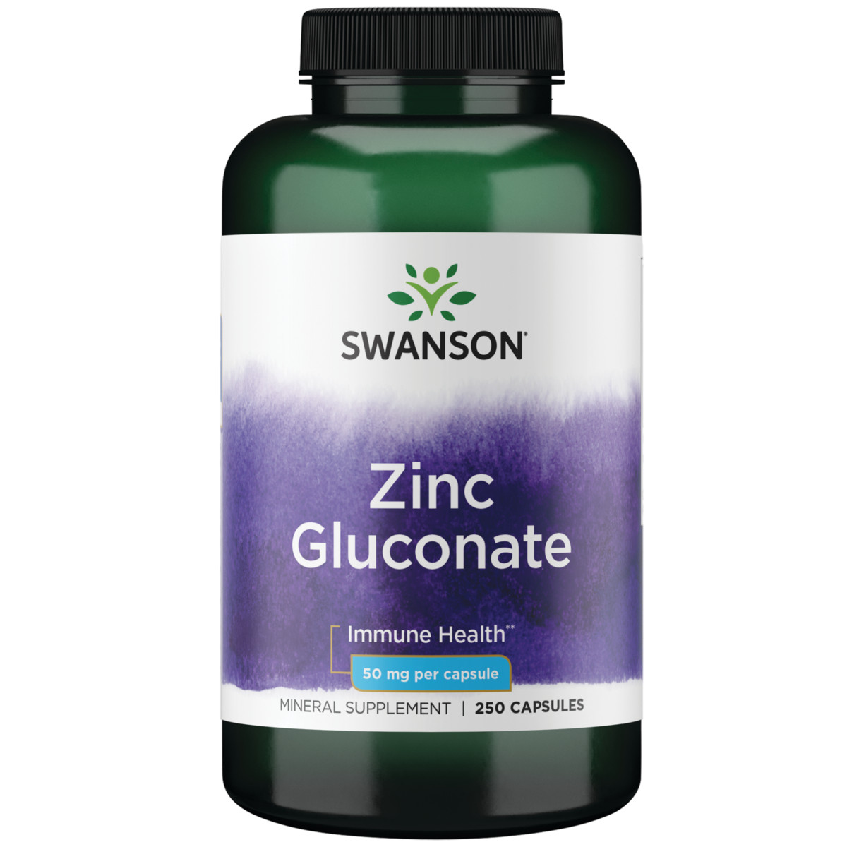 Swanson Zinc Gluconate – Mineral Supplement Promoting Prostate Health, Vision…