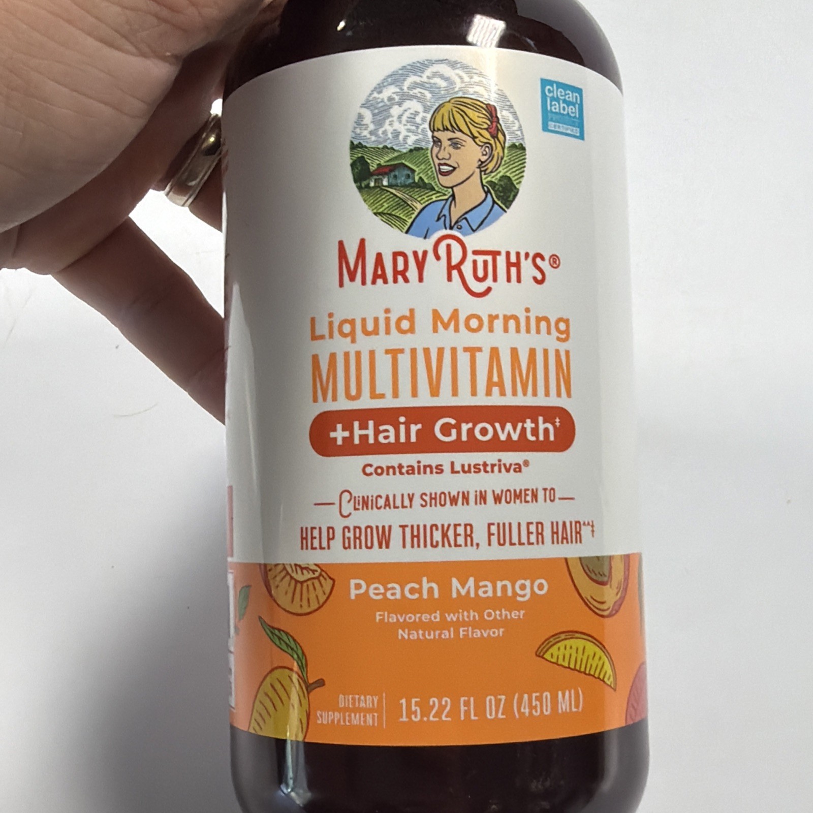 Mary Ruth’s Organics Liquid Multivitamin+Hair Growth Exp 11/2027 15.22 Fl Oz New