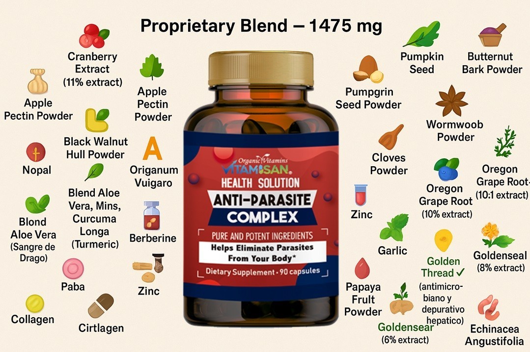 Parasite Free Detox Cleanse 180 Caps 90 days supply