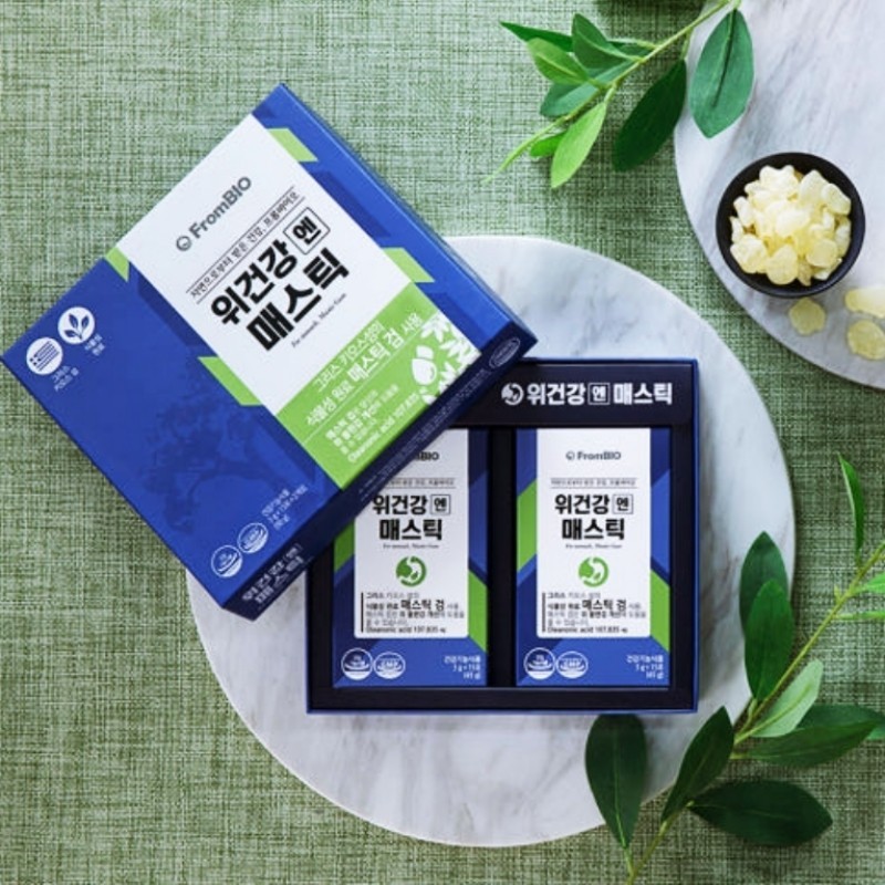 [FromBIO] Stomach Health Mastic Gum 3-Month Korean Supply (15 Sticks x 6 Boxes)