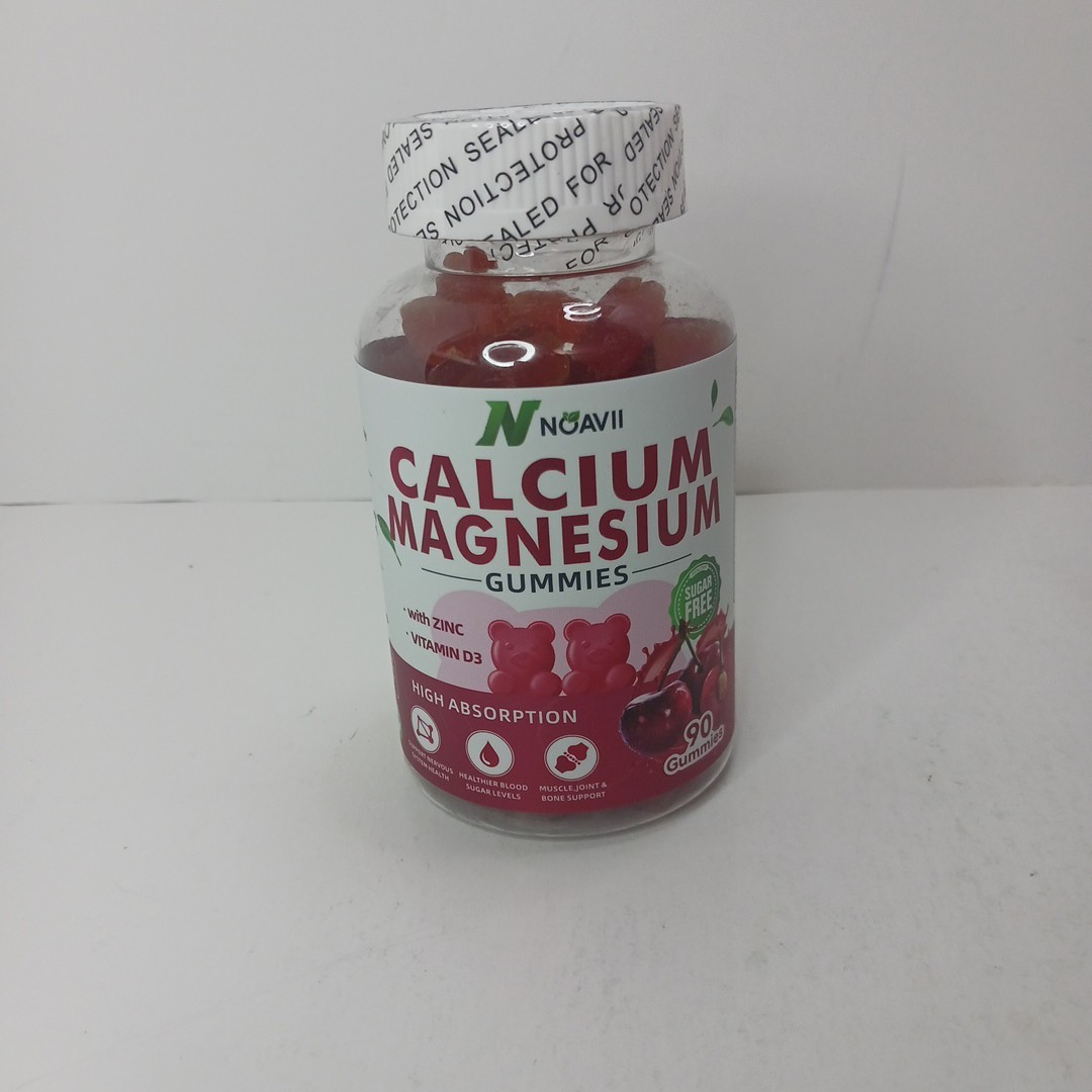 Calcium Magnesium Zinc Gummies with Vitamin D & Zinc Exp 12/2025