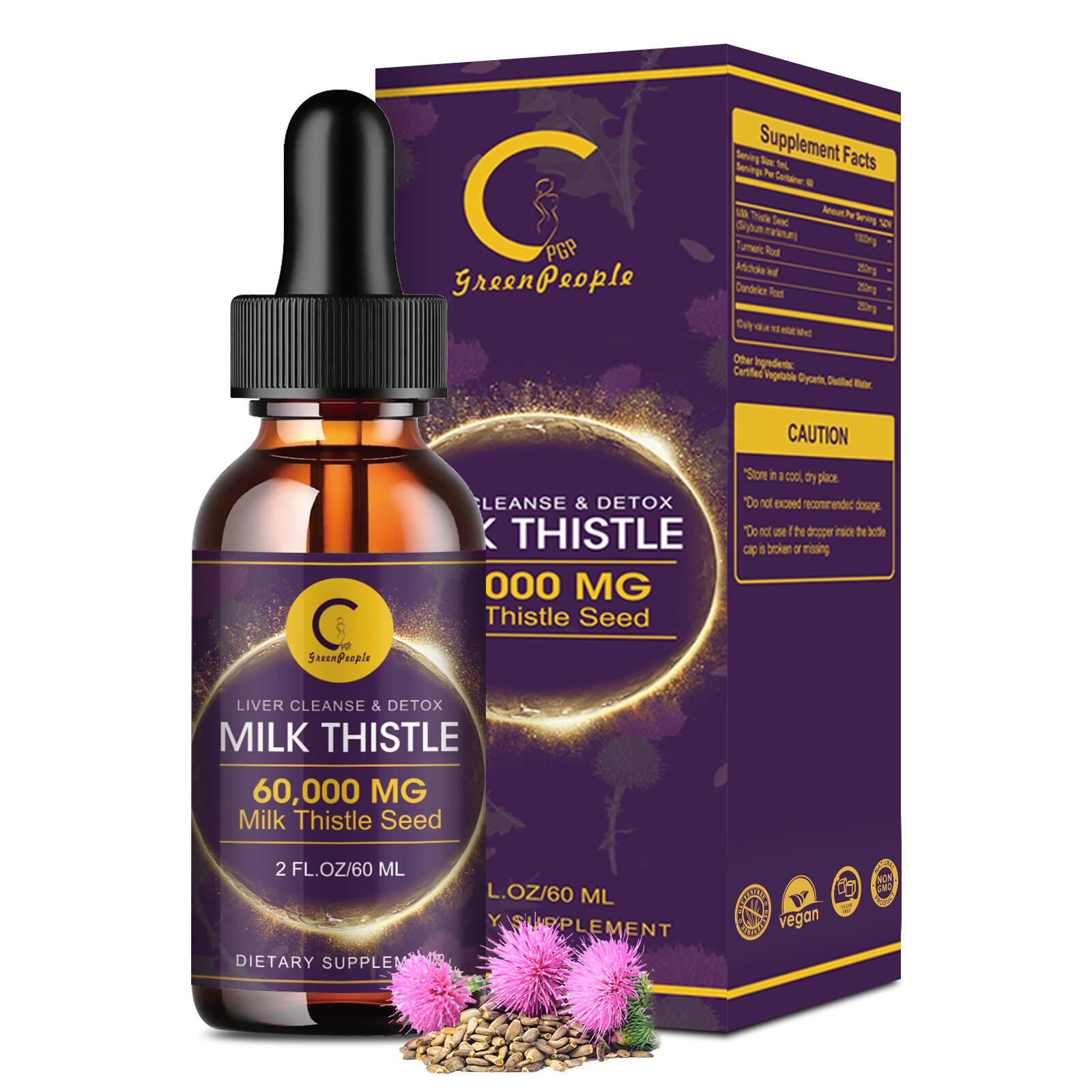 Liver Cleanse & Detox Drops Kidney Restore Support Detox Cleanse Drops
