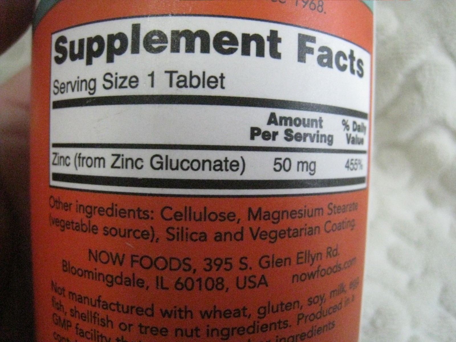NOW FOODS Zinc 50 mg 250 Tablets 06/2025 Immune Support fast free shipping!