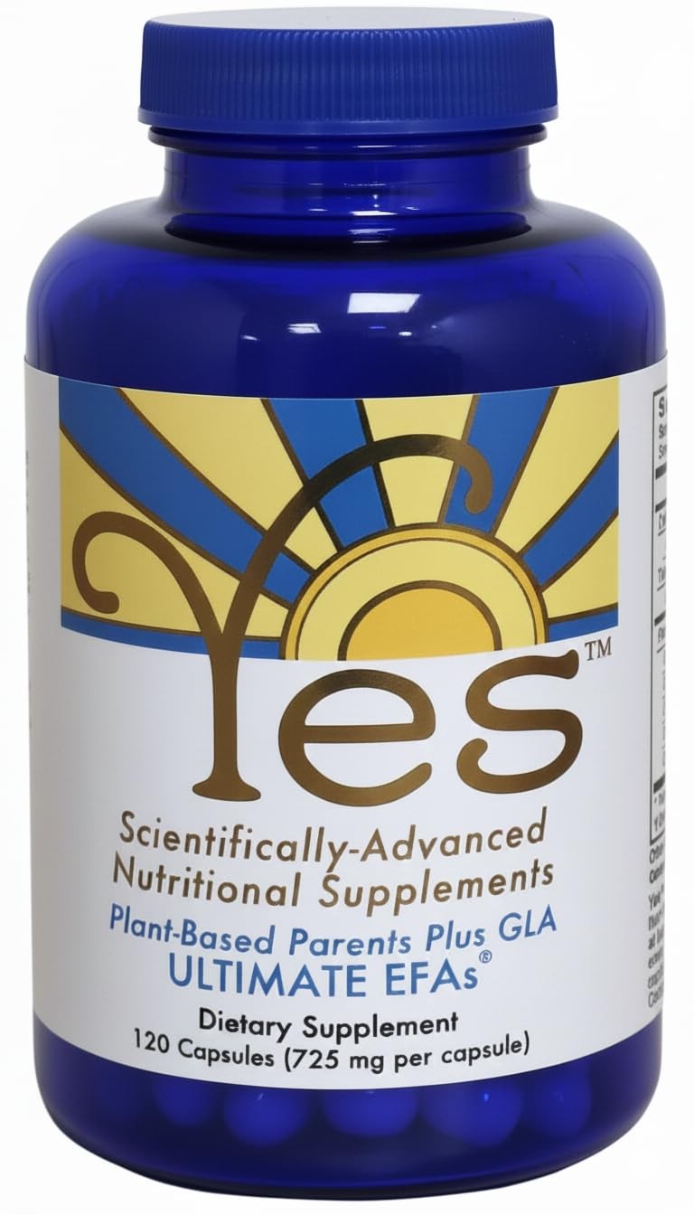 YES Plant Based Omega 3 6 Fish Oil Alternative, Burpless – Heart, Skin, Eye