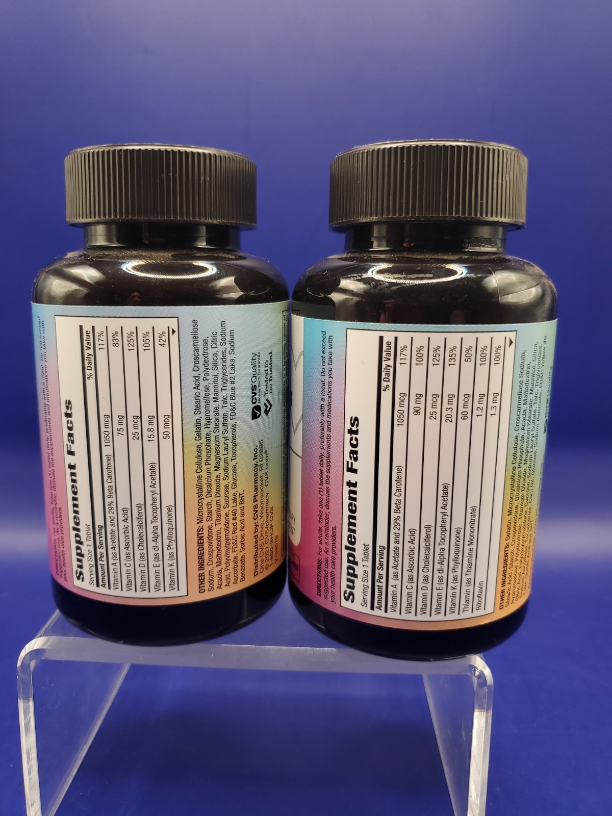 2 Pack CVS Health Women’s & Men’s Daily Multivitamin 120 Tablets Exp 04/2027