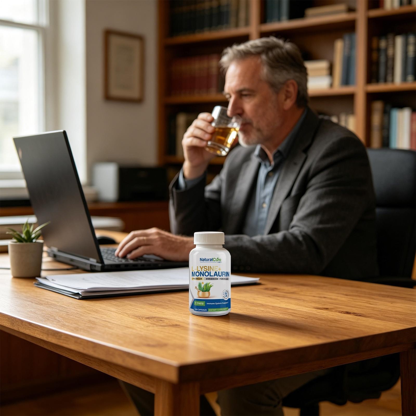 Labs L-Lysine + Monolaurin 600mg 100ct – Immune & Health Support