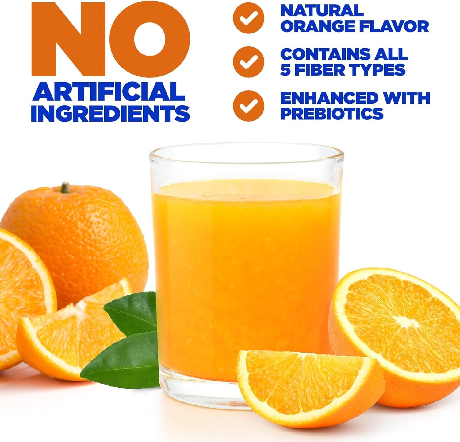 Daily Fiber Formula Orange Flavor 32 oz – Essential Digestive Health Supplement