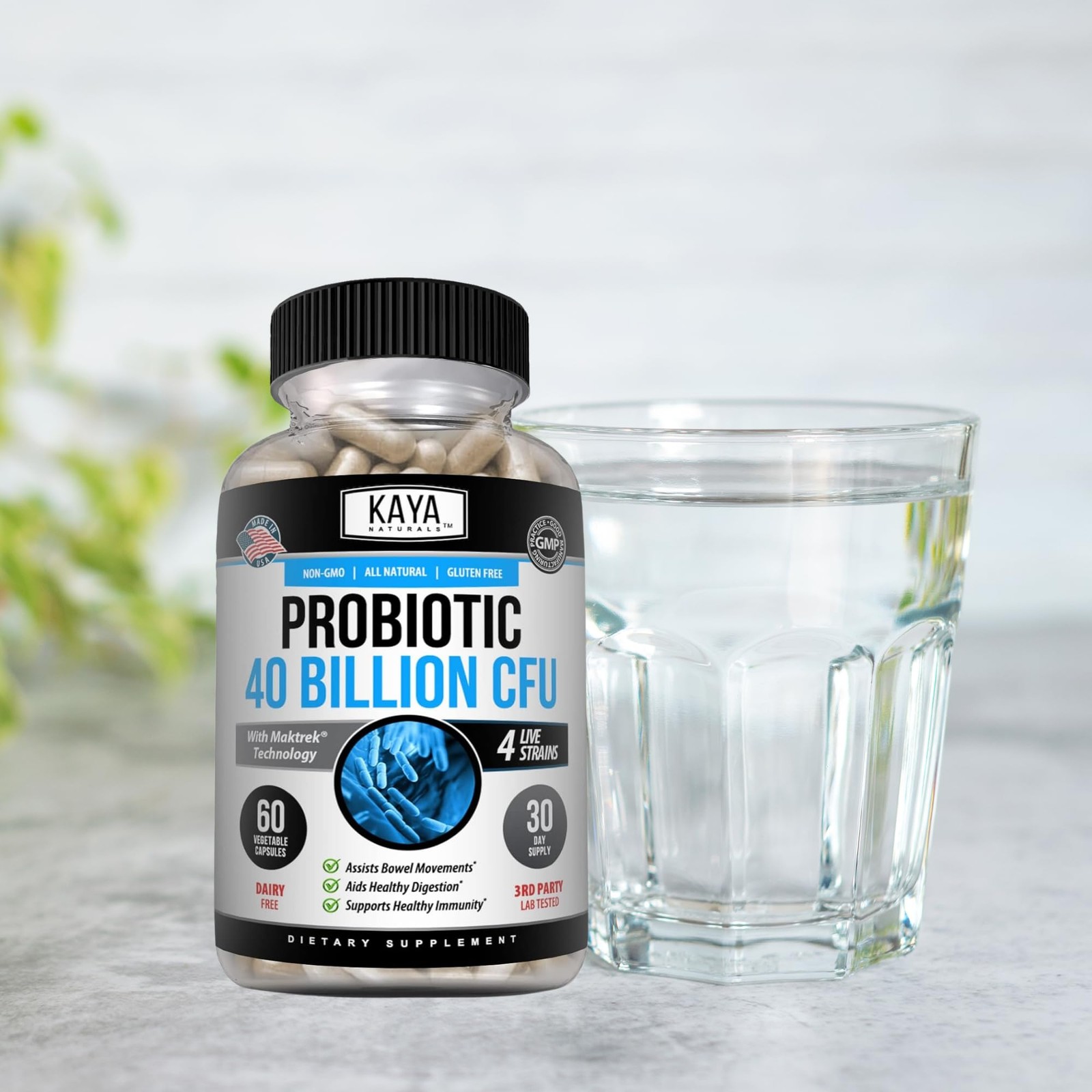Probiotic 40 Billion CFU – Probiotics for Women, Probiotics for Men and Adult…