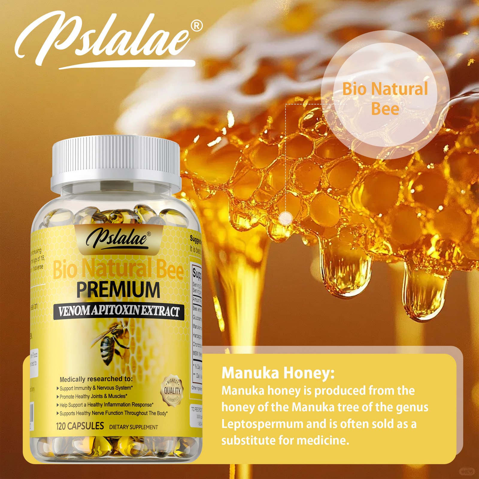 Bio Natural Bee Premium – Promote Joint Health and Increase Muscle Strength