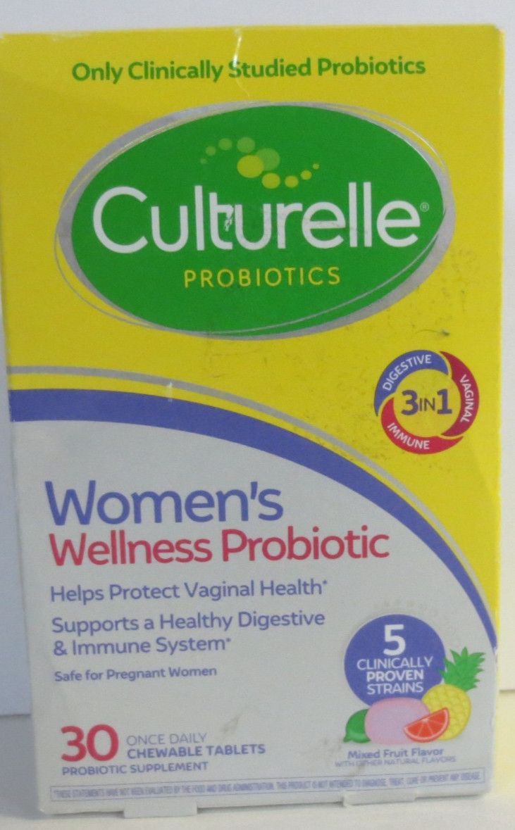 Culturelle Women’s Wellness, Daily Chewable Probiotics for Women – 30 TABLETS