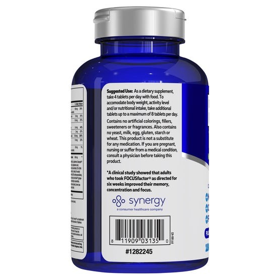 FOCUS Factor Dietary Supplement Nutrition for the Brain 180 Tablets EXP 07/2027