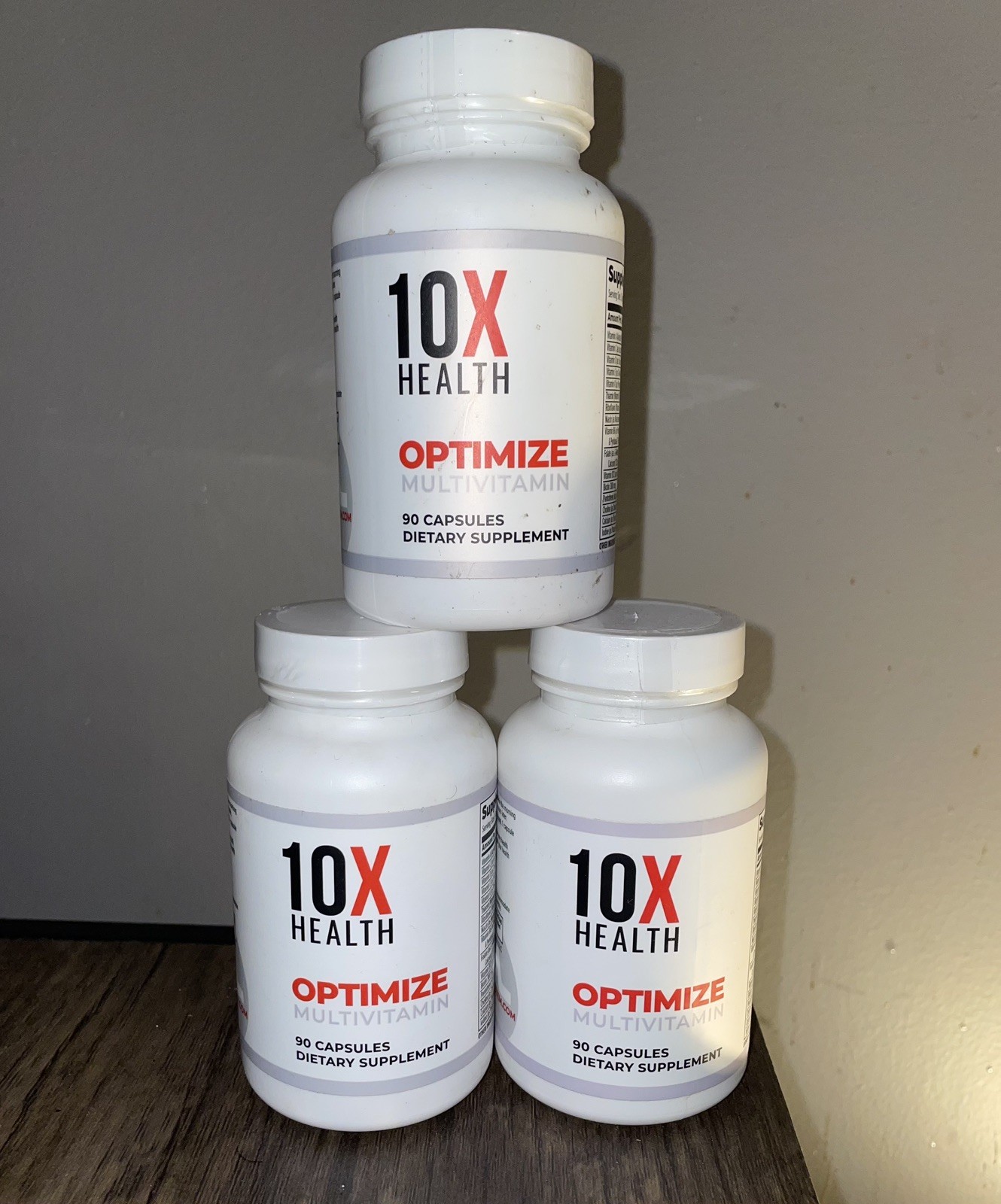 3 pack-10X Health Optimize Methylated Multivitamin 90 Caps free shipping new