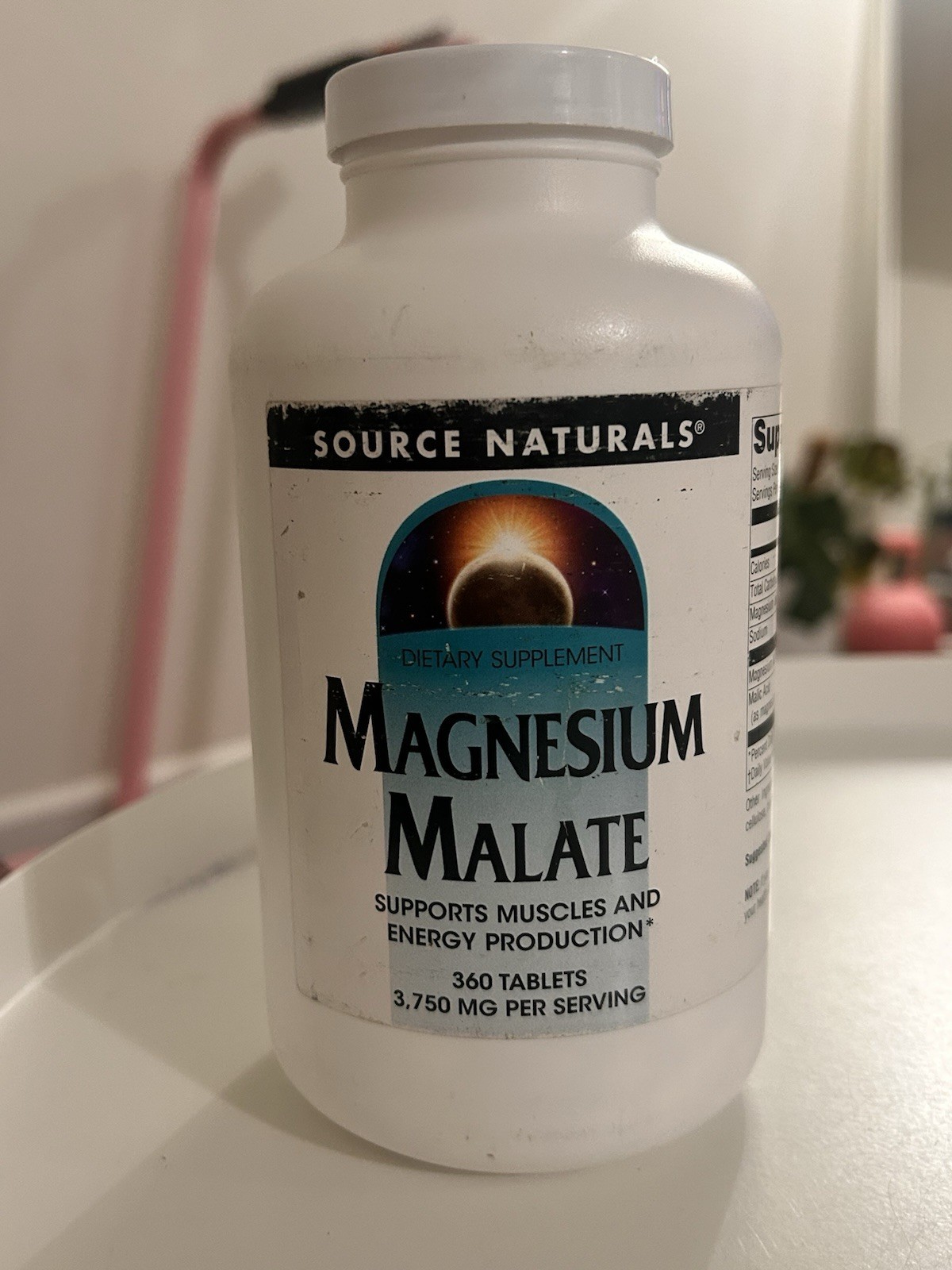 Source Naturals Magnesium Malate 360 Tablets – Muscle & Energy Support