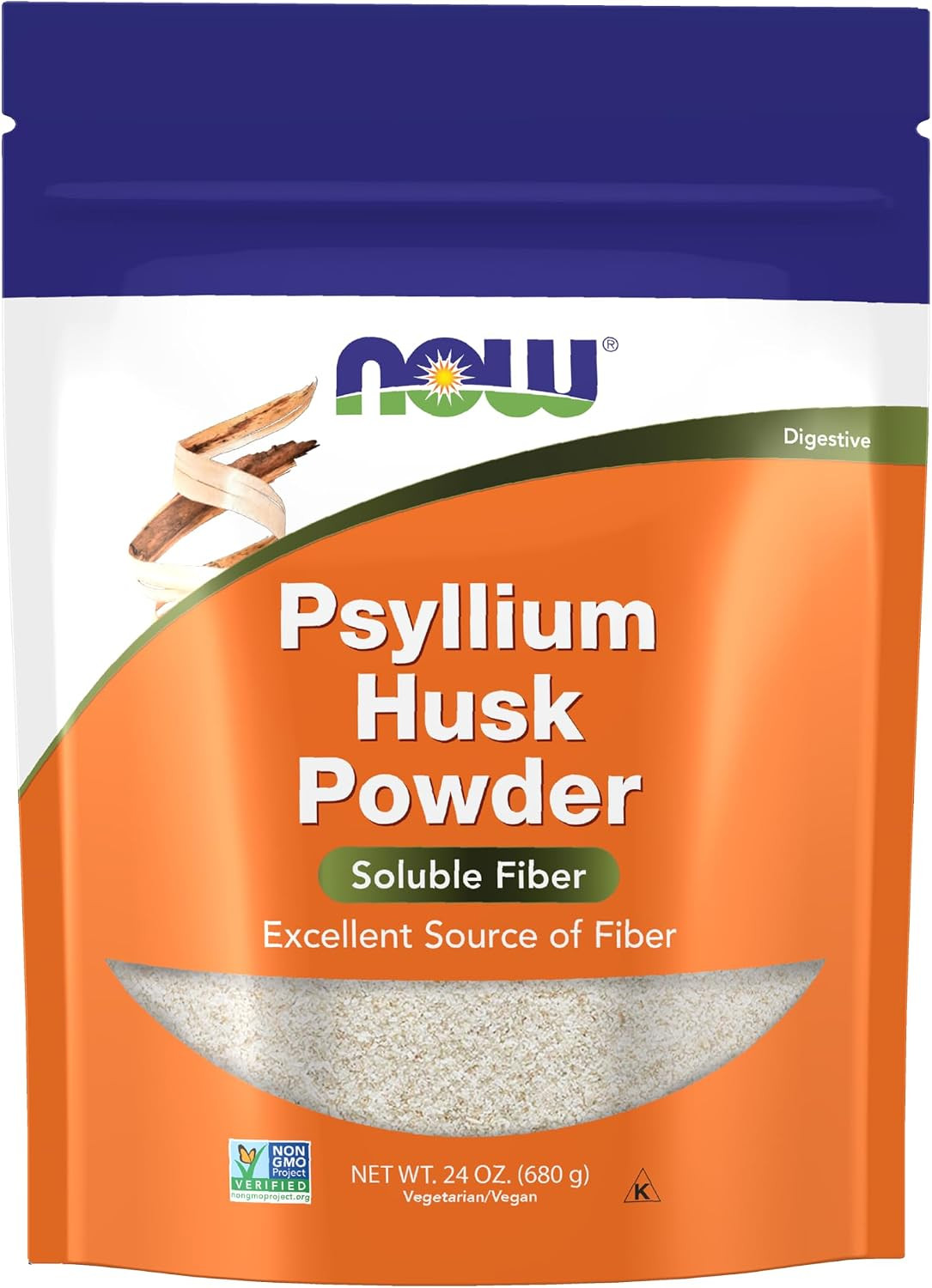Now Foods Psyllium Husk Powder, 24 oz.