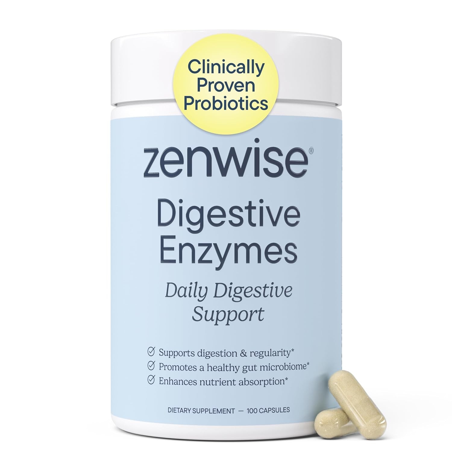 Zenwise Health Digestive Enzymes with Bromelain & Papaya – Multi Enzymes Digesti