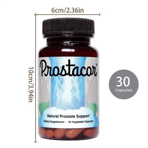 Prostacor – Natural Prostate Vegan, Supplement – Non-GMO, Support Gluten-Free