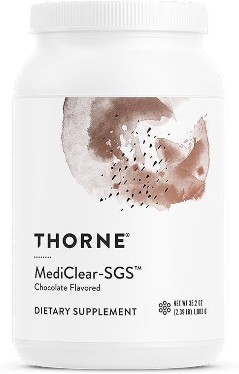 Thorne MediClear-SGS Pea & Rice Protein Powder Chocolate Flavor 38.2oz