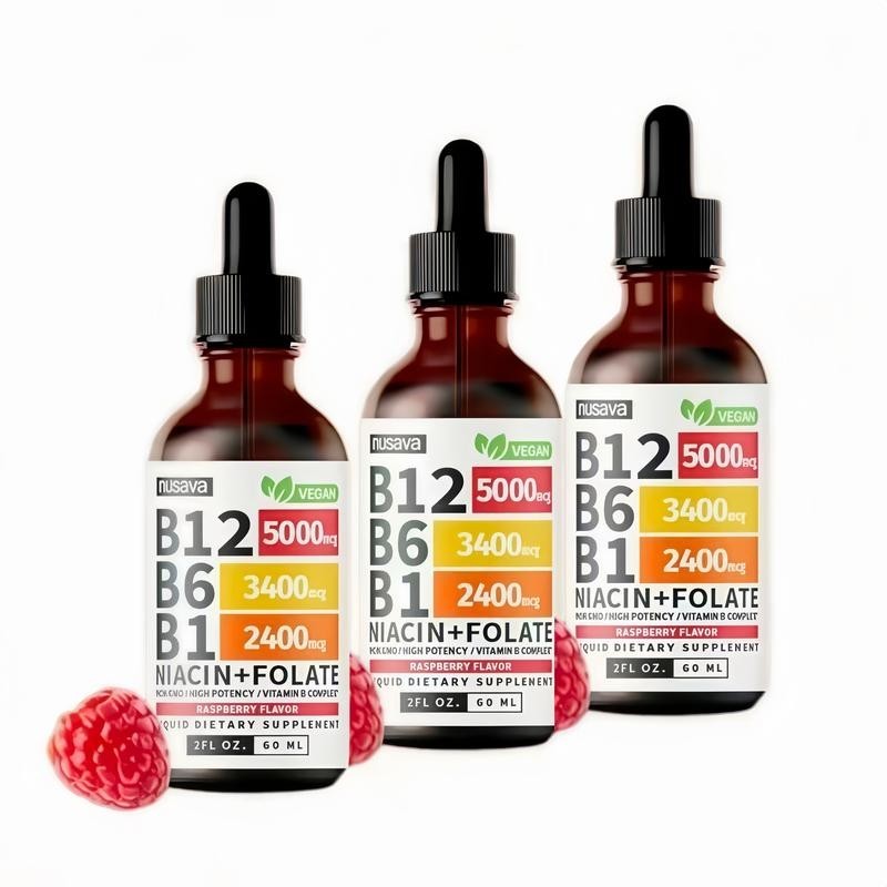 Vitamin B12 Sublingual Vitamin B Complex B 12,Vitamin B12 and B6 Liquid Drops