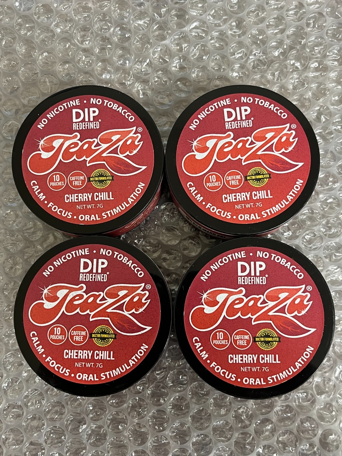 NEW 4Pk Teaza Herbal Energy Cherry Chill- **Free Shipping – Exp:05/27**