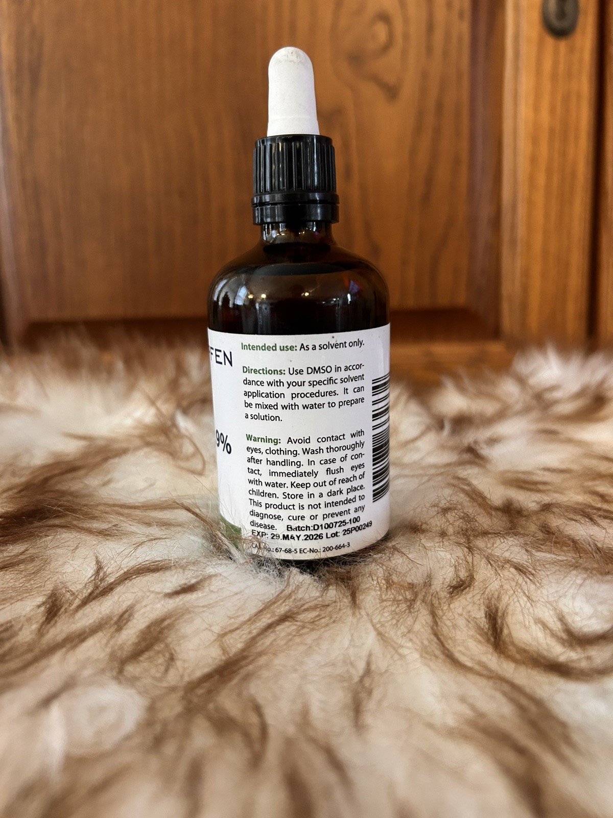 99.9% DMSO Pharmaceutical Grade Liquid 3.4 Oz High Purity Low Odor