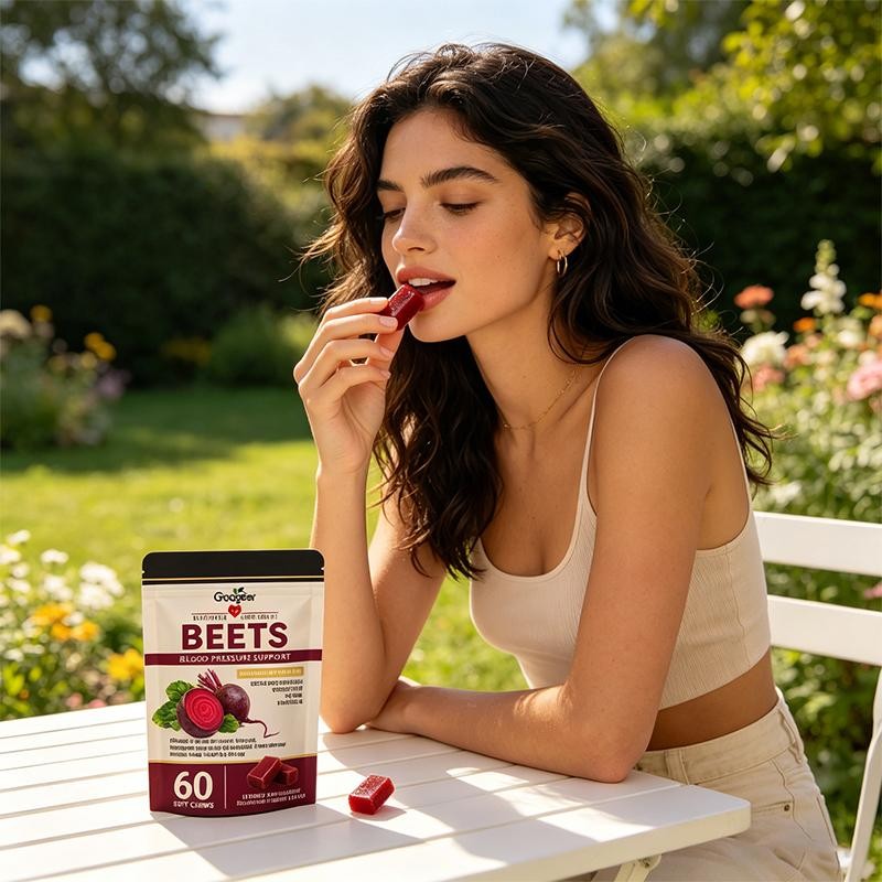 Googeer Total Beets Concentrated Beet Root Soft Chews 60-Count
