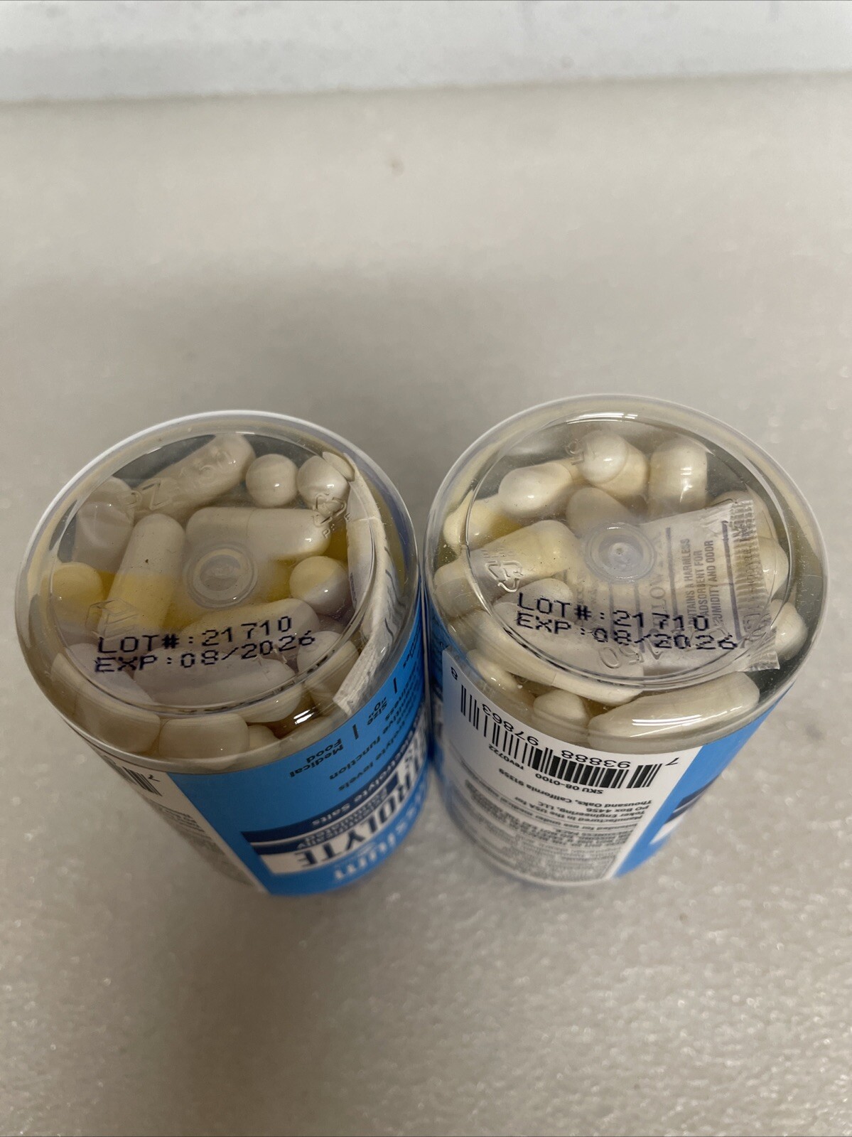 Vitassium SaltStick Electrolyte Capsules 100 Count 08/2026 Lot Of 2 New Sealed