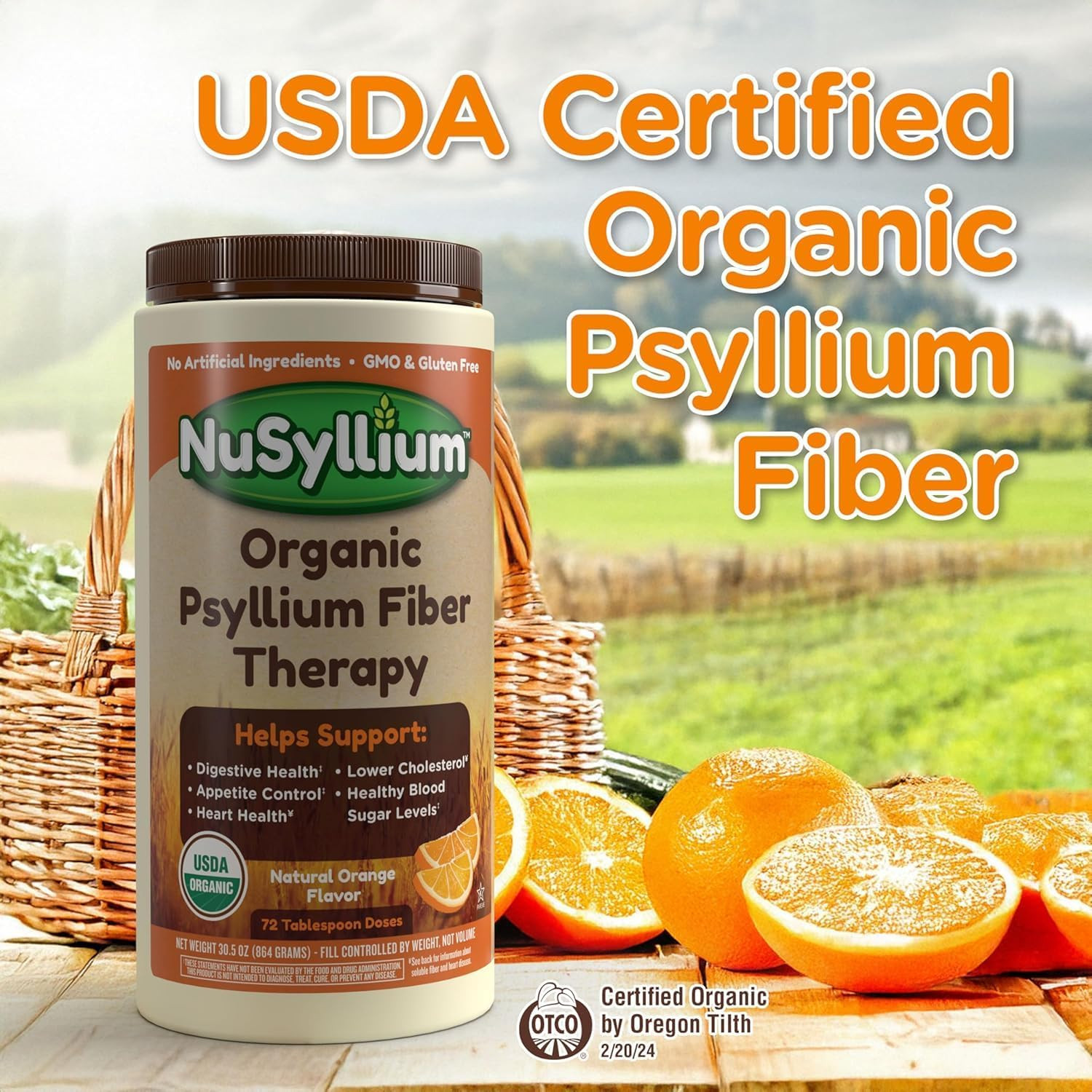 Ultra Psyllium Husk Powder, USDA Organic, Sugar Free Keto-Friendly Fiber Supplem