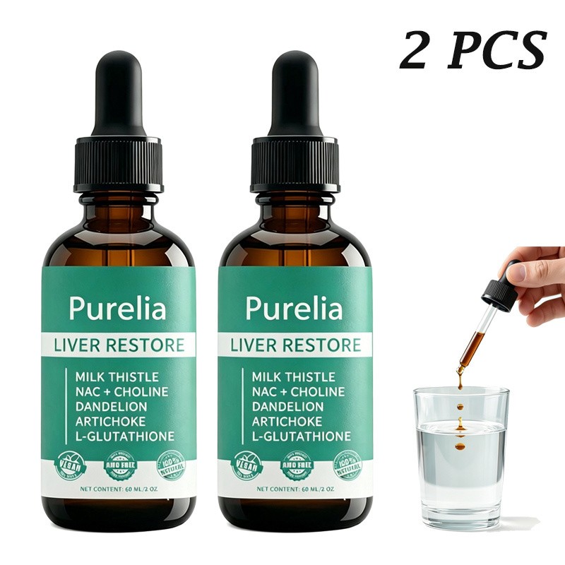 Purelia Liver Restore, full Liver Support Supplement with Milk Thistle, Dand