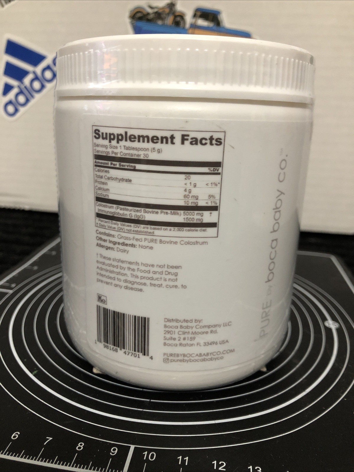 PURE by Boca Baby COLOSTRUM 5.29 Oz BB – Brand New Sealed – Expires in 2027