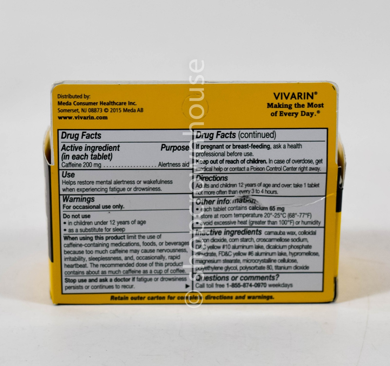 VIVARIN 200mg Caffeine Alertness Aid 40 Tablets mental alert NIB 07/2026