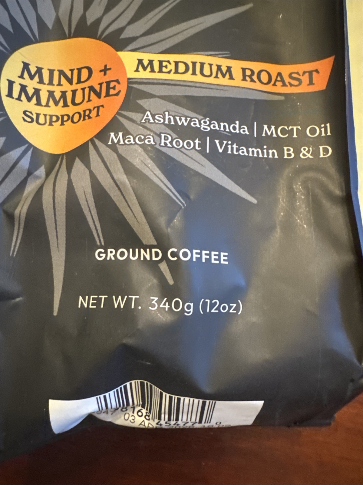 Morning Medic Wellness Coffee /Ashwagandha, MCT Oil, Vitamin B6, B12, D, 12oz