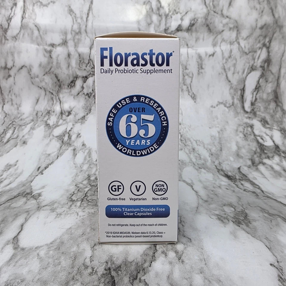 Florastor Daily Probiotic Supplement 100 250Mg Capsules Exp 12/2026