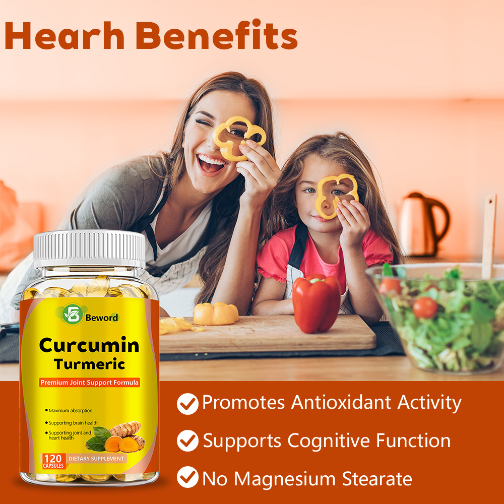 TURMERIC 95% CURCUMIN 1950mg EXTRACT TUMERIC BLACK PEPPER ANTIOXIDANT BEST